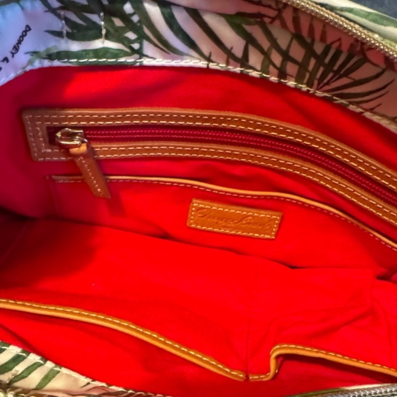 Dooney & Bourke White and Green Leaf Tote - Picture 3 of 7